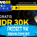 Freebet Gratis Rp 10.000 Dari WE88 Tanpa Deposit