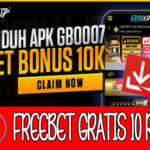 Freebet Gratis Rp 10.000 Tanpa Deposit GBO007